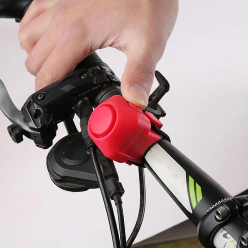 Bike Electronic Loud Horn Cycling Safety Warning Electric Bell Police Siren Bicycle Handlebar Alarm Ring Bell Bike Accessories  Electric Bike Horn Loud Bicycle Horns Safety Cycling Bells Warning Horns Biking Accessories