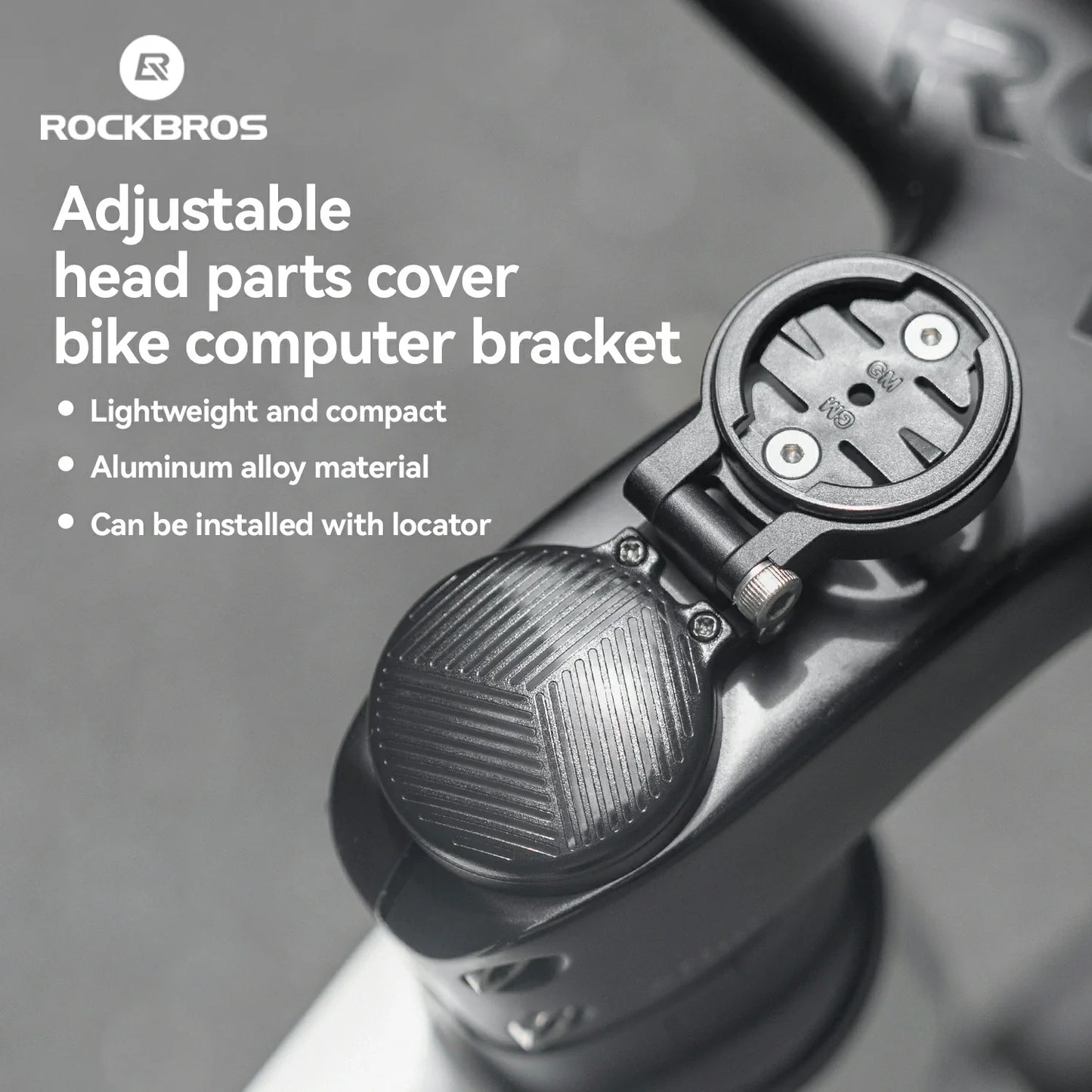 Adjustable Headset Cap Bike Computer Mount