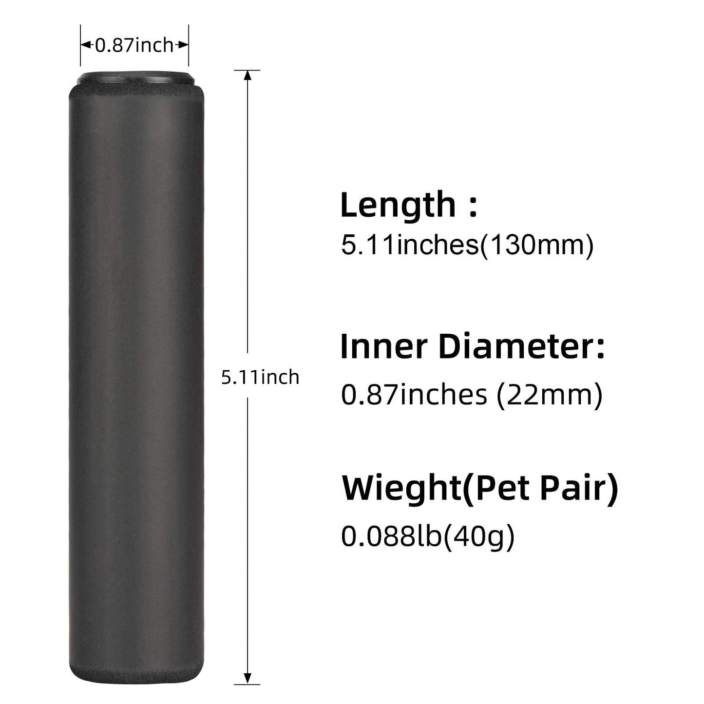 ROCKBROS Bike  Foam Comfortable Shock Absorption Bike Handlebar Grips