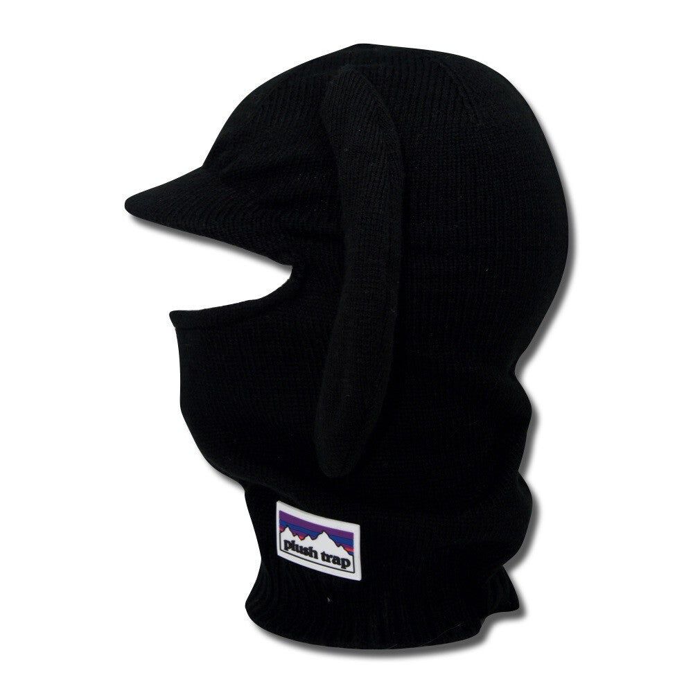 Black Brim 1-Hole Balaclava | Sleek and Functional Winter Accessory