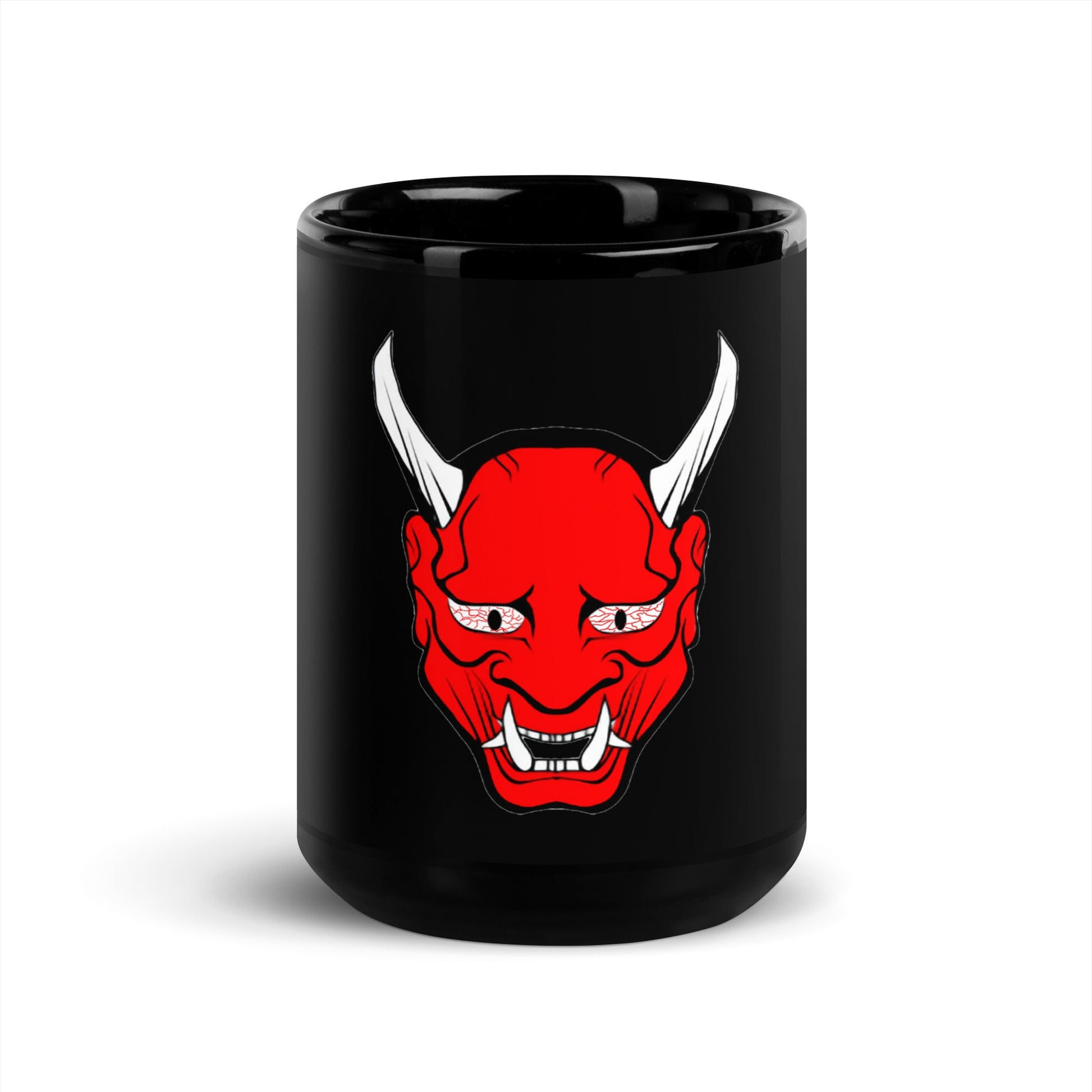 LORD SATAN 666 Red and Black Glossy Mug - Lizard Vigilante
