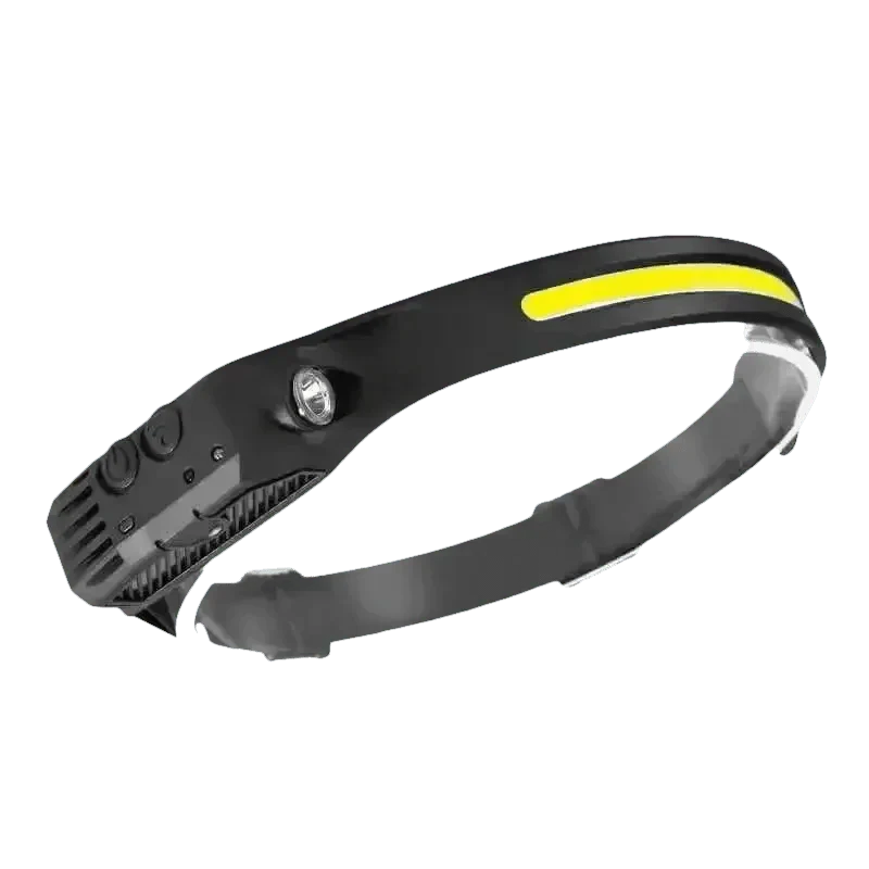 Black Induction Headlamp Cob Led Sensor W689-2