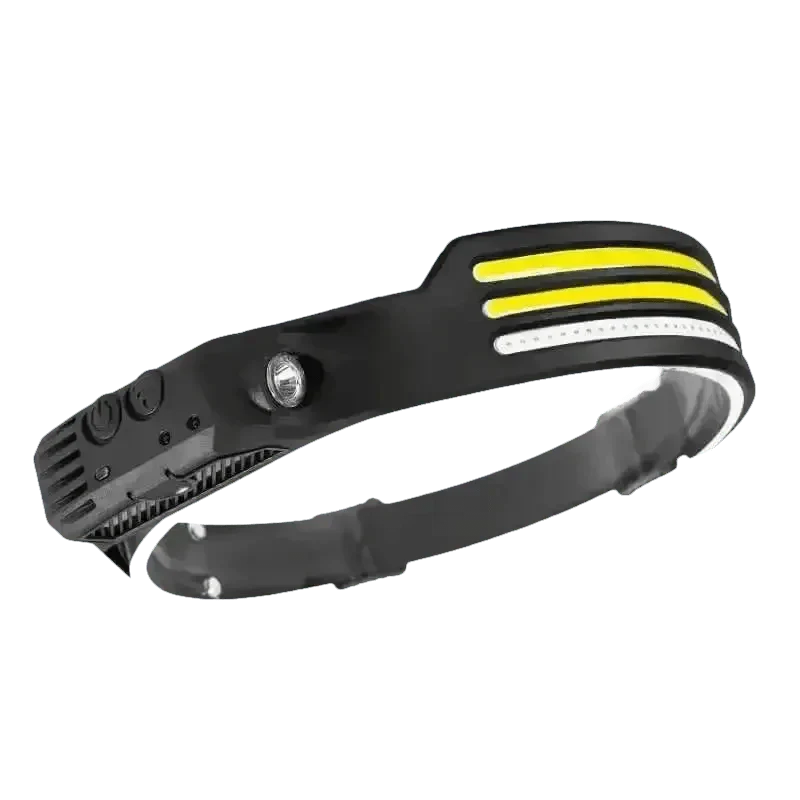 Black Induction Headlamp Cob Led Sensor W689-2