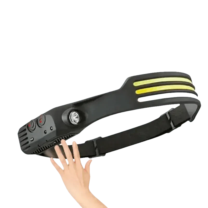 Black Induction Headlamp Cob Led Sensor W689-2