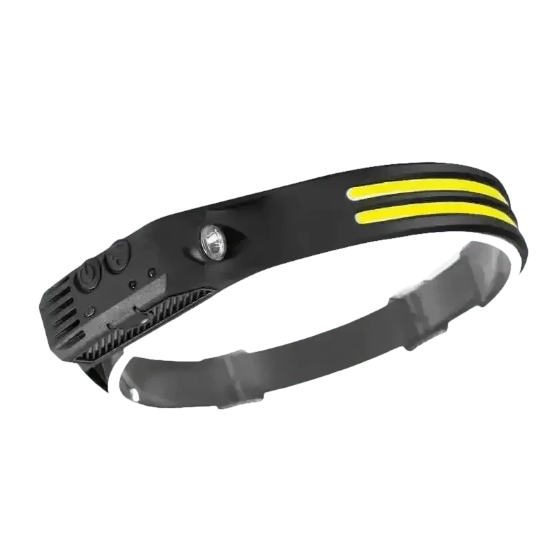 Black Induction Headlamp Cob Led Sensor W689-2