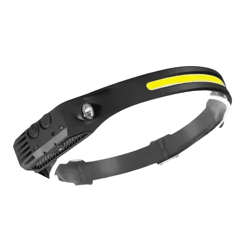 Black Induction Headlamp Cob Led Sensor W689-2