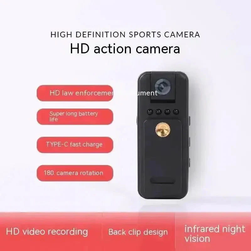 Black Mini 1080p HD Vision Camera