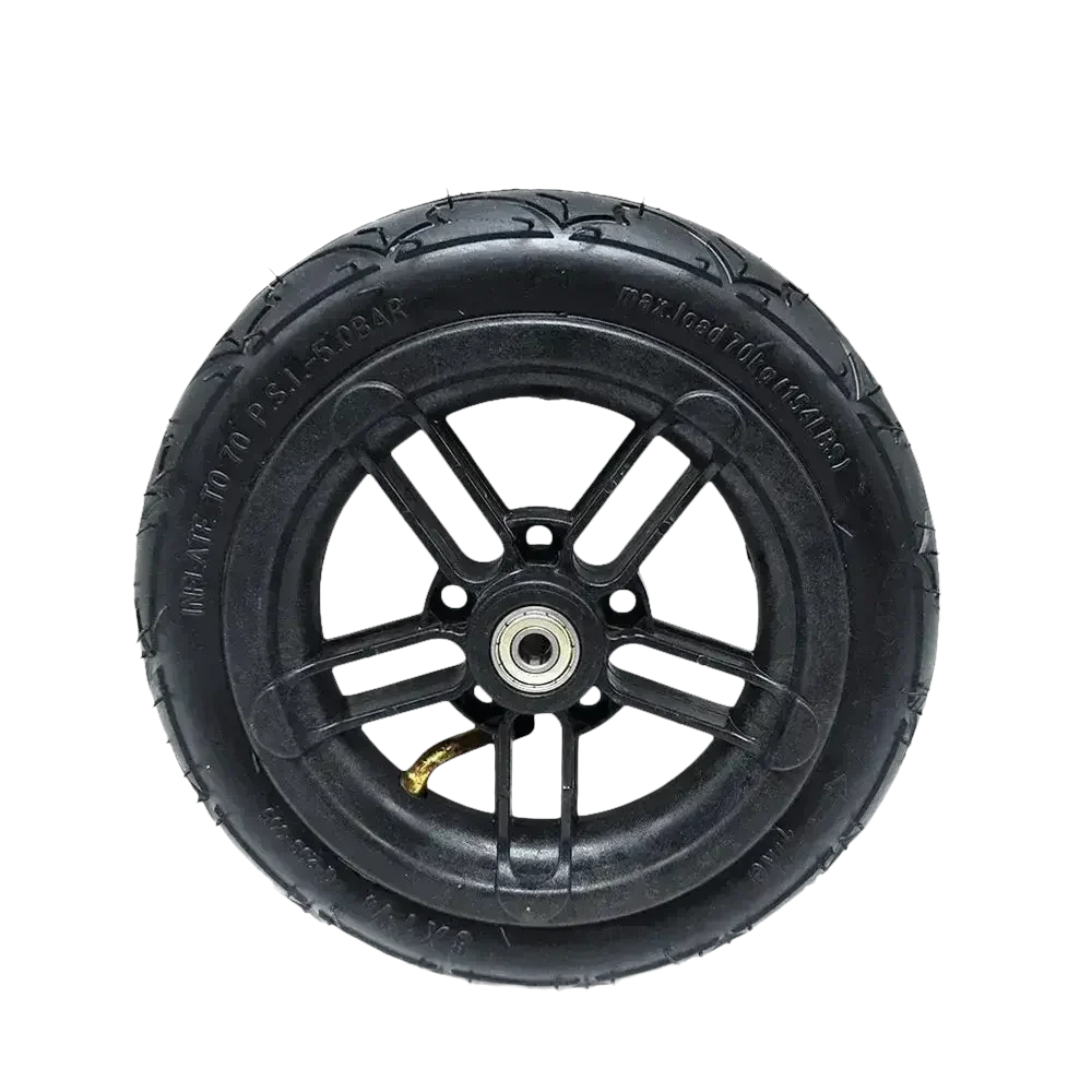 Black Wheel Pneumatic Tire for Folding Electric Scooter. Inner Outer Tire for A-bike.