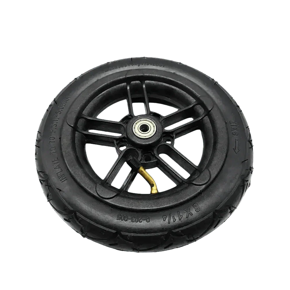 Black Wheel Pneumatic Tire for Folding Electric Scooter. Inner Outer Tire for A-bike.