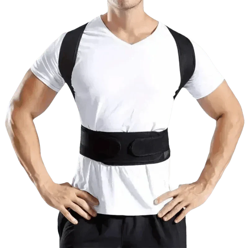 Black Posture Corrector Belt