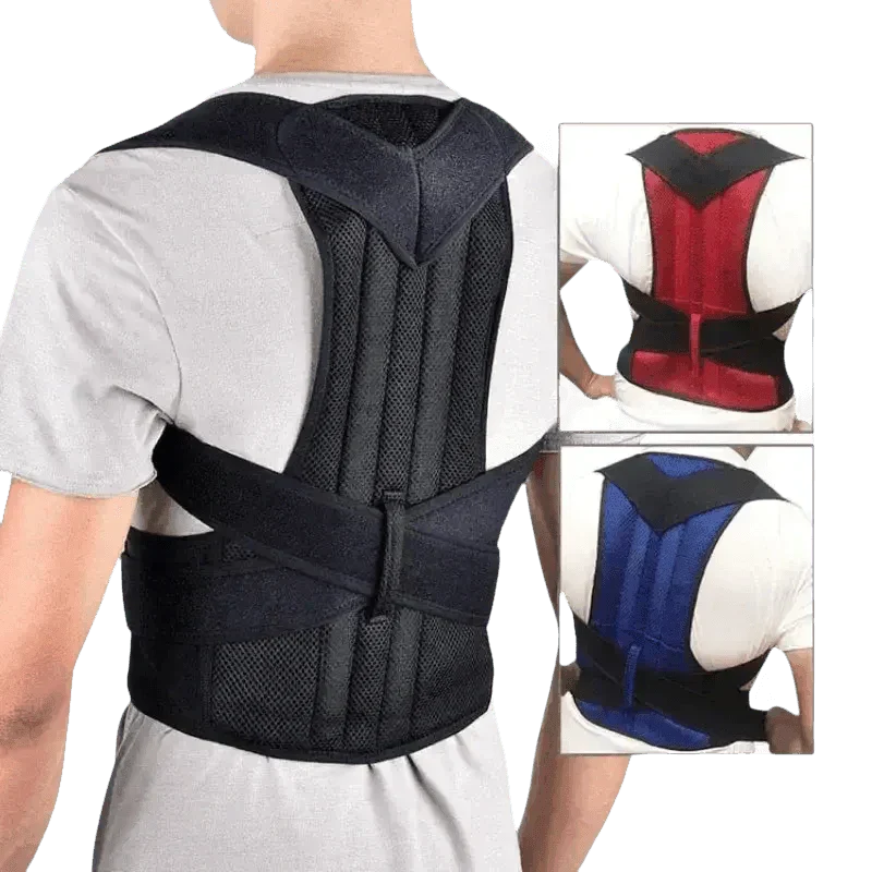 Black Posture Corrector Belt