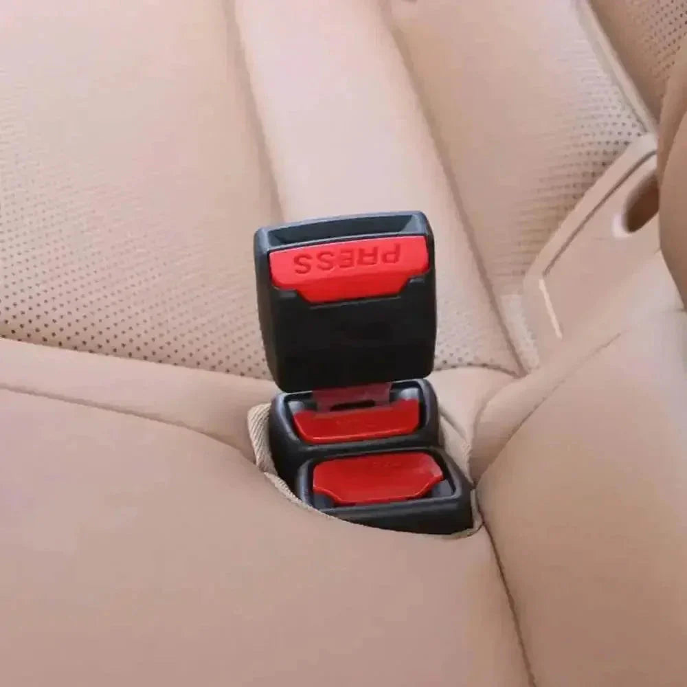 Black Red Car Seat Belt Extender