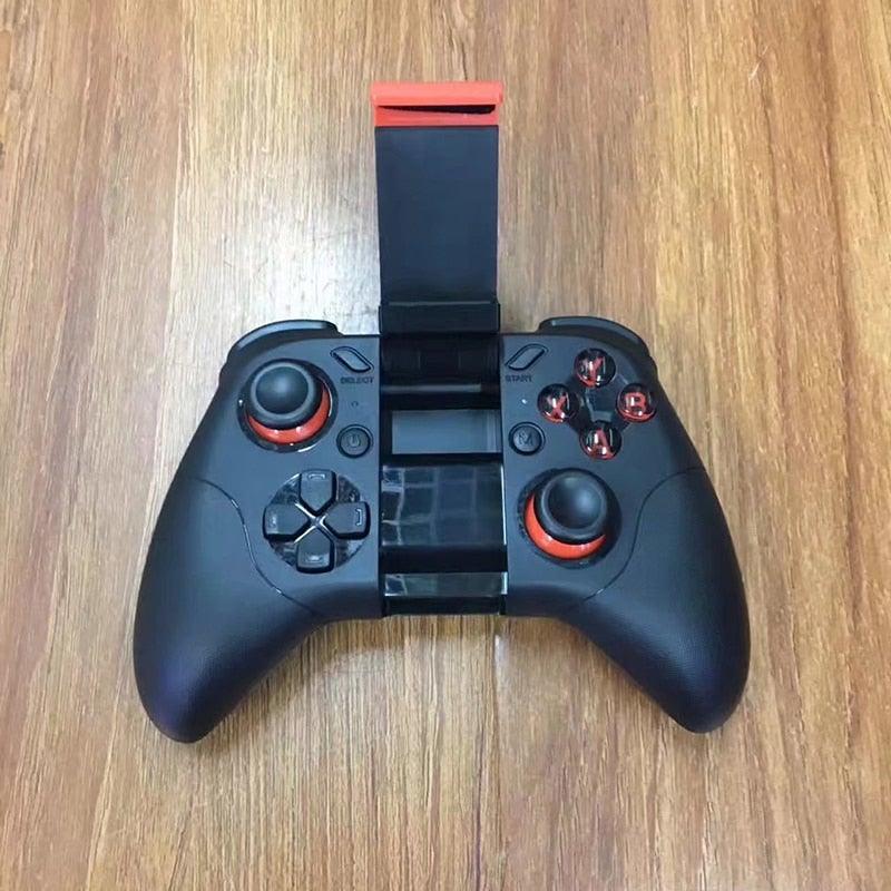 Black Solid Bluetooth Joystick Smartphone Trigger Gamepad Controller Compatible With TV PC Laptop