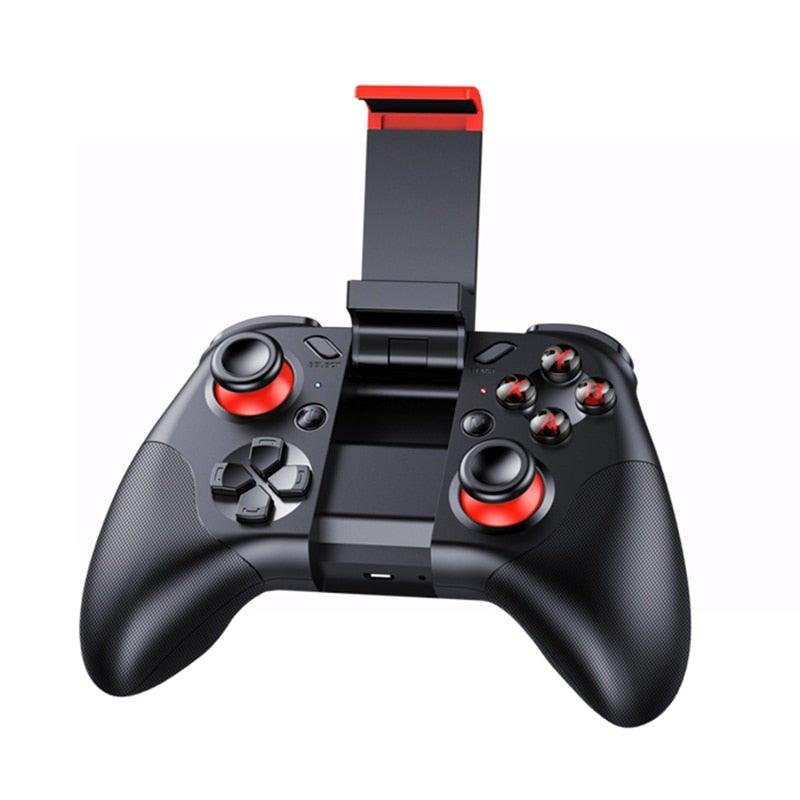 Black Solid Bluetooth Joystick Smartphone Trigger Gamepad Controller Compatible With TV PC Laptop