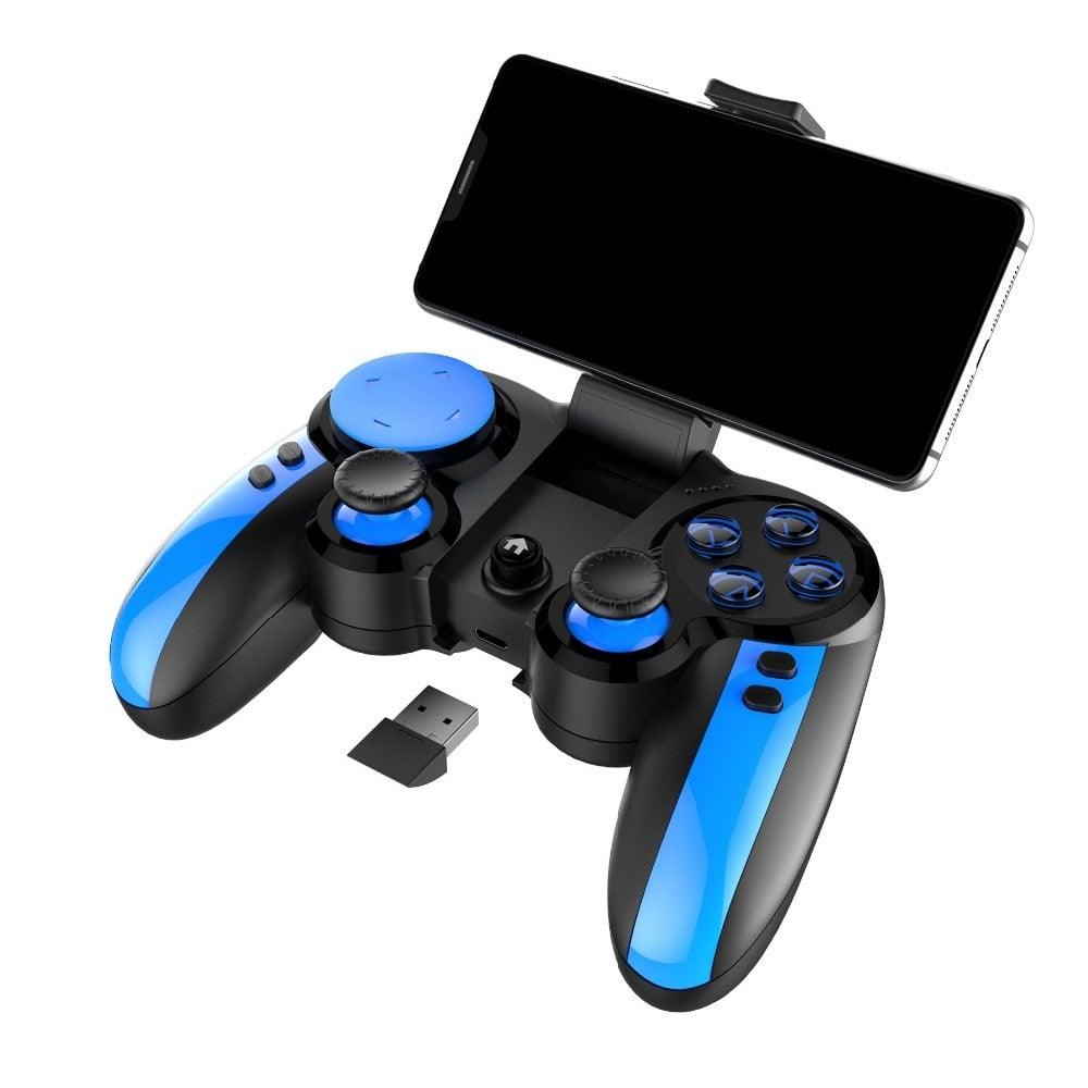 Black Solid Bluetooth Joystick Smartphone Trigger Gamepad Controller Compatible With TV PC Laptop