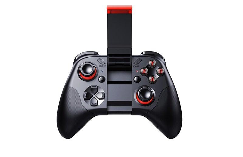 Black Solid Bluetooth Joystick Smartphone Trigger Gamepad Controller Compatible With TV PC Laptop