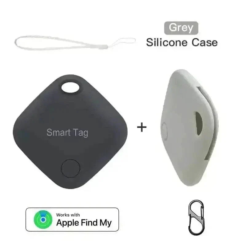Black Square Bluetooth Long Distance Tracker