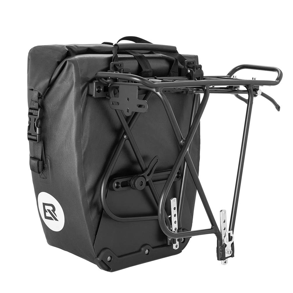 ROCKBROS Waterproof 27L Large Capacity Bike Rear Rack Bicycle Pannier Bag Waterproof