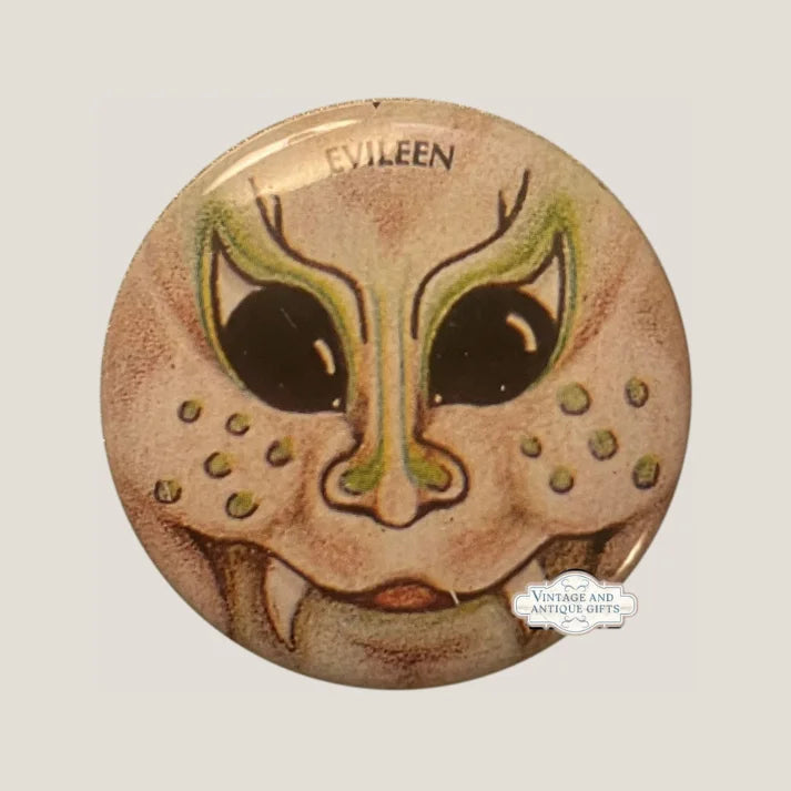 Blast from the Past Vintage Evileen Pin Inspired by Garbage Pail Kids