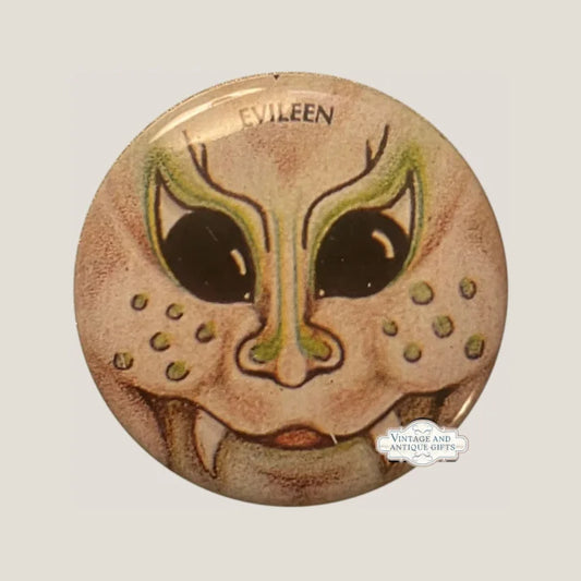 Blast from the Past Vintage Evileen Pin Inspired by Garbage Pail Kids