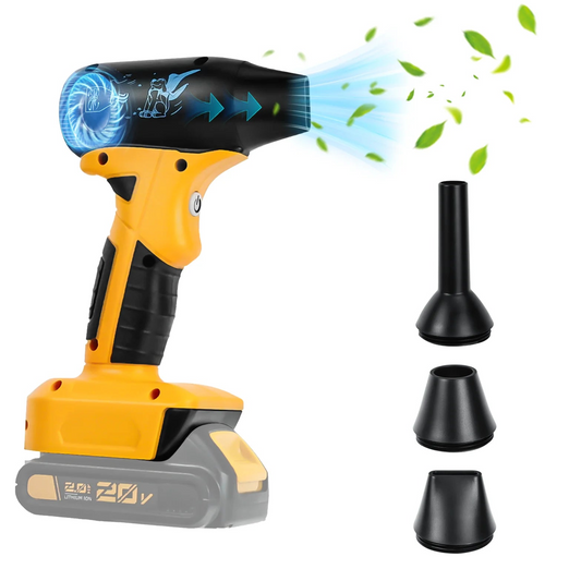 Brushless Jet Blower For Dewalt 20V Battery 130000RPM 4-Speed Control Portable Violent Turbo Fan Electric Air Duster(No Battery) - Premium  from Lizard Vigilante - Just $48.99! Shop now at Lizard Vigilante