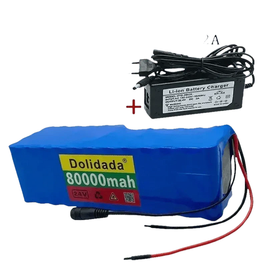 Blue 24V 80Ah Scooter Battery Pack