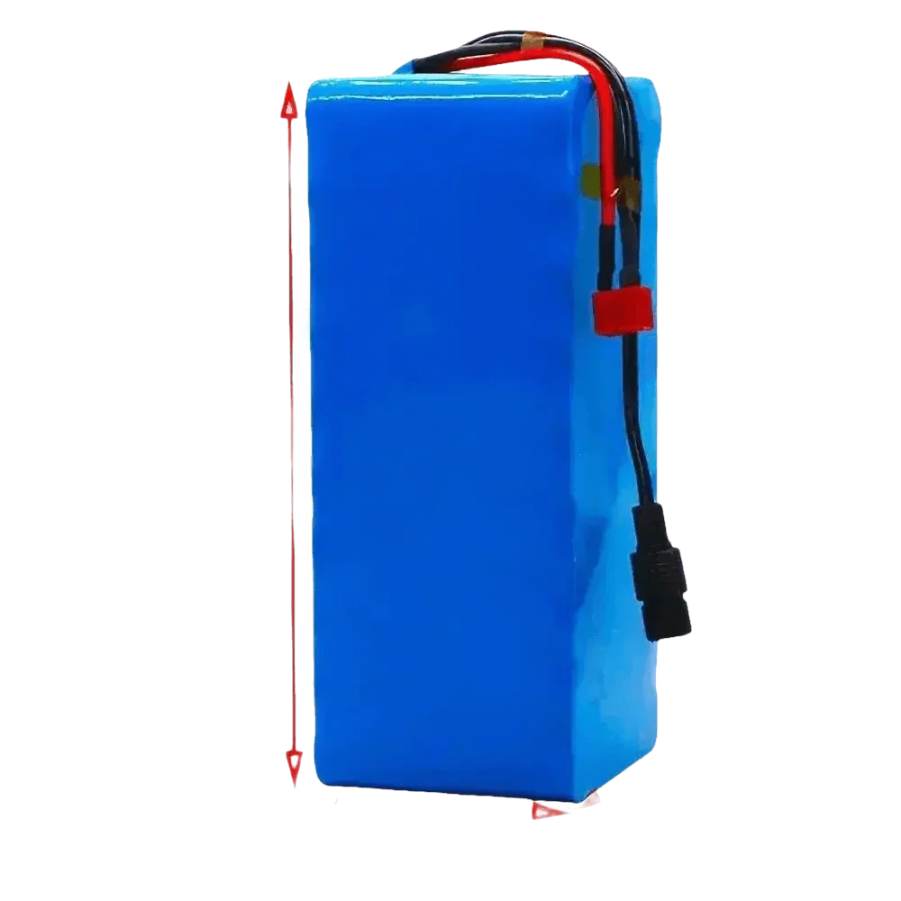 Blue 48V 90Ah Lithium-Ion Battery Pack with Charger