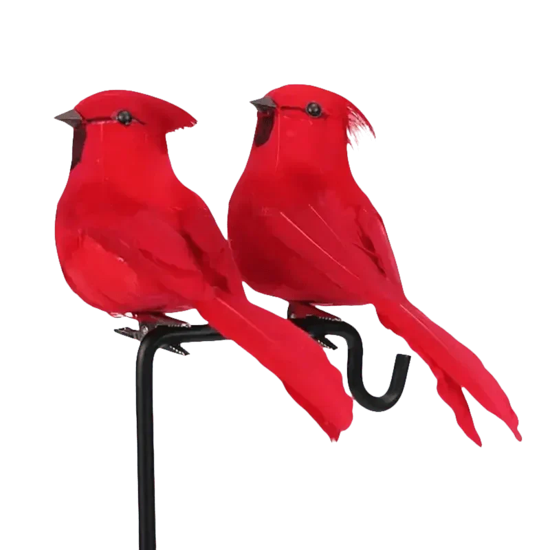 Blue Artificial Bird Flower Decorations