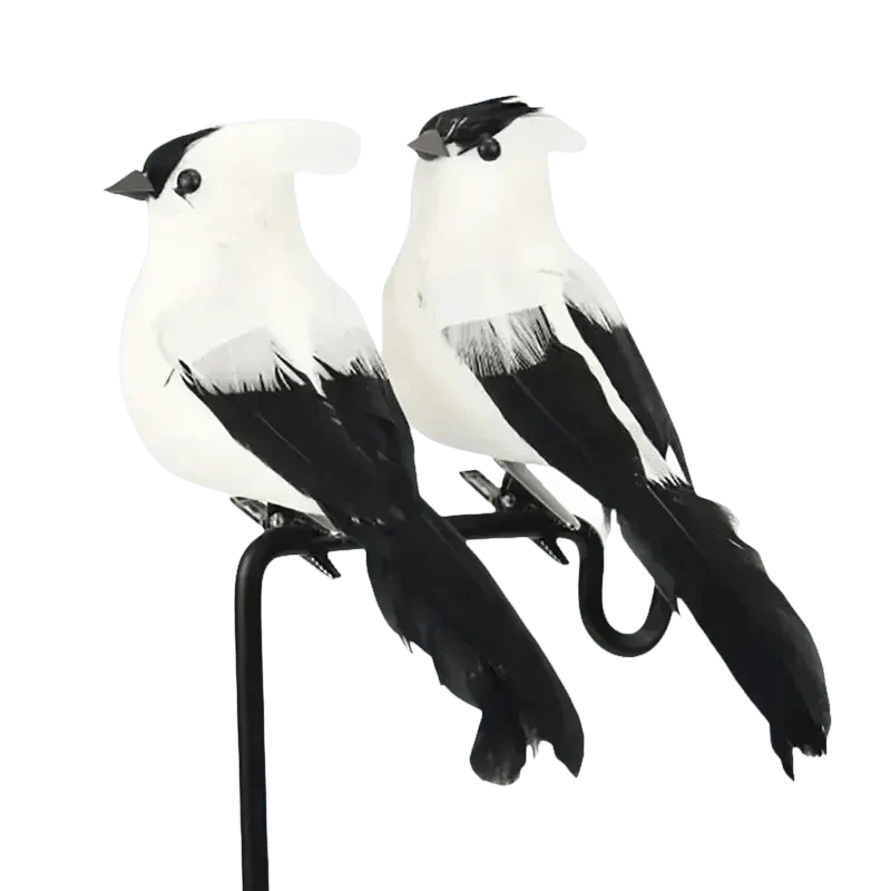 Blue Artificial Bird Flower Decorations