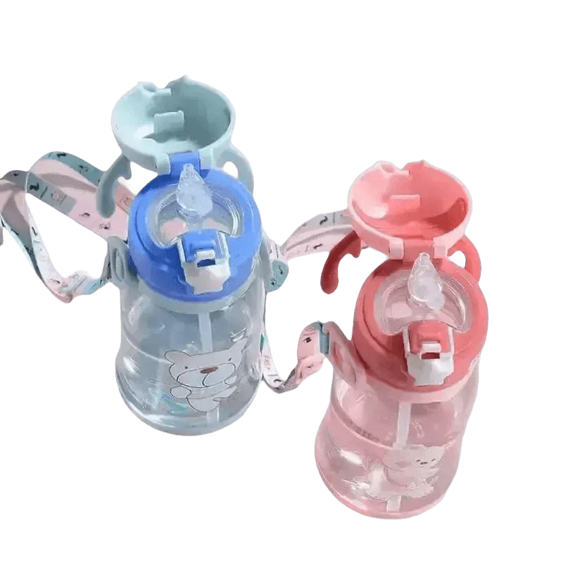 Blue Dinosaur Antler Kids Water Sippy Cup for Kids Creative Cartoon