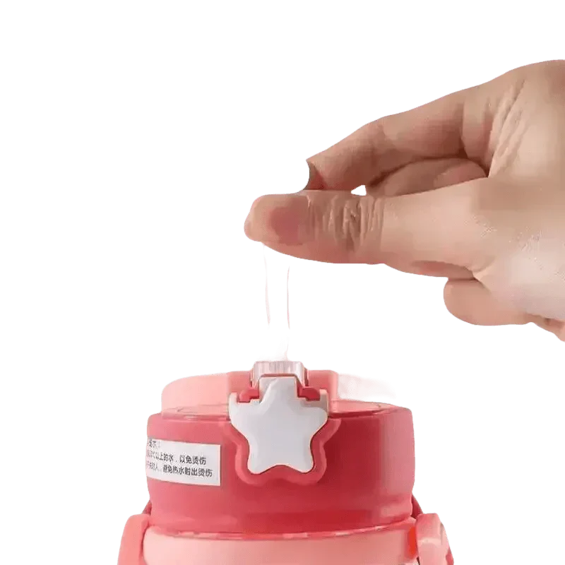 Blue Dinosaur Antler Kids Water Sippy Cup for Kids Creative Cartoon