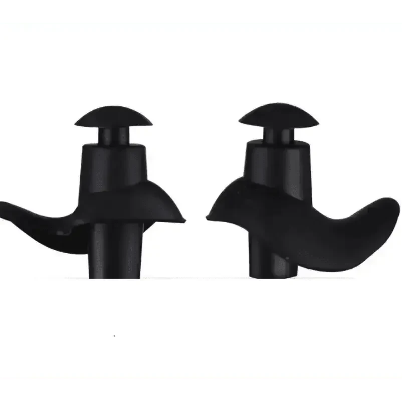 Blue Silicone Water Sports Earplugs Hypoallergenic