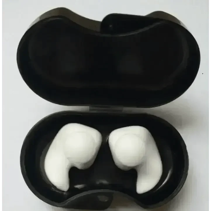 Blue Silicone Water Sports Earplugs Hypoallergenic