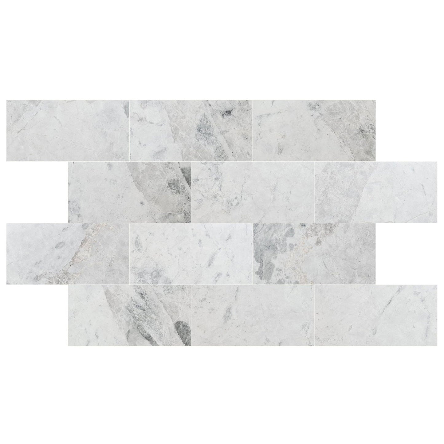 Blue Whisper Exotic Marble Polished Floor and Wall Tile - Large Format - Livfloors Collection