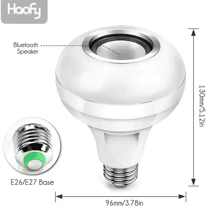 Bluetooth Music Bulb RGBW Smart Bulb Bluetooth smart bulb bluetooth light bulb