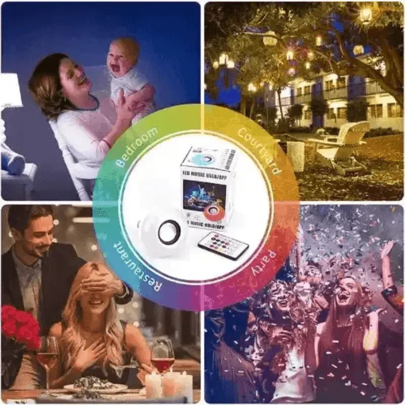Bluetooth Music Bulb RGBW Smart Bulb Bluetooth smart bulb bluetooth light bulb