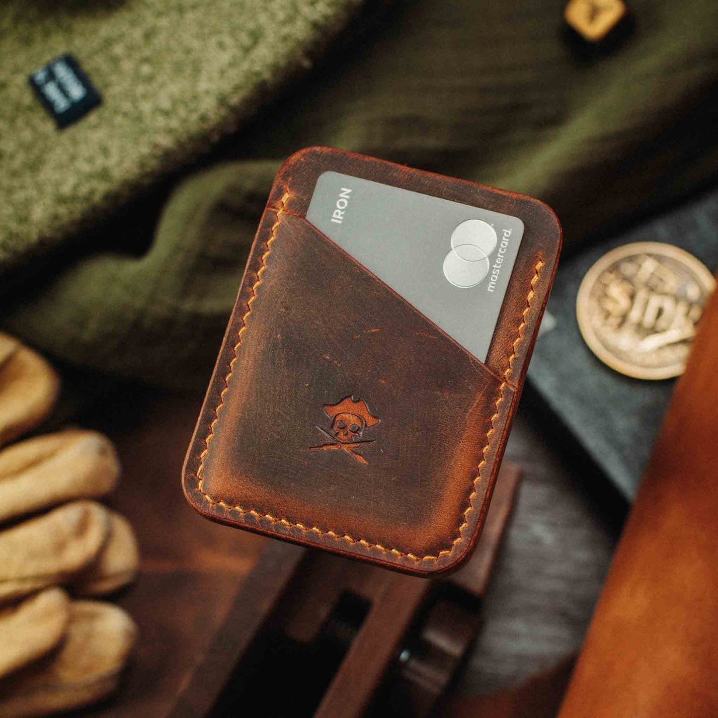 Slim Leather Wallet - Boatswain v3 | Minimalist Card Holder | EDC