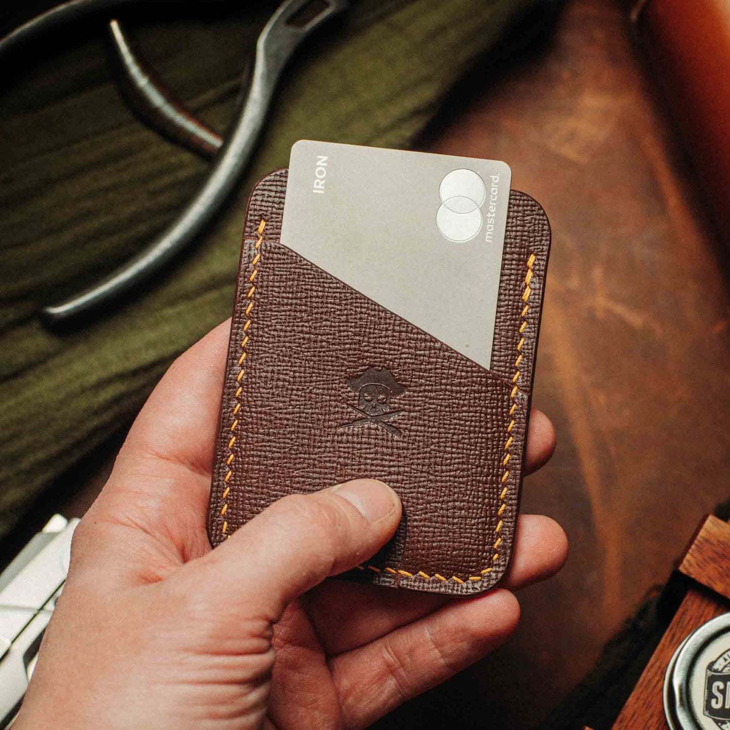Minimalist Leather Wallet - Boatswain v4 | Slim Card Holder | EDC