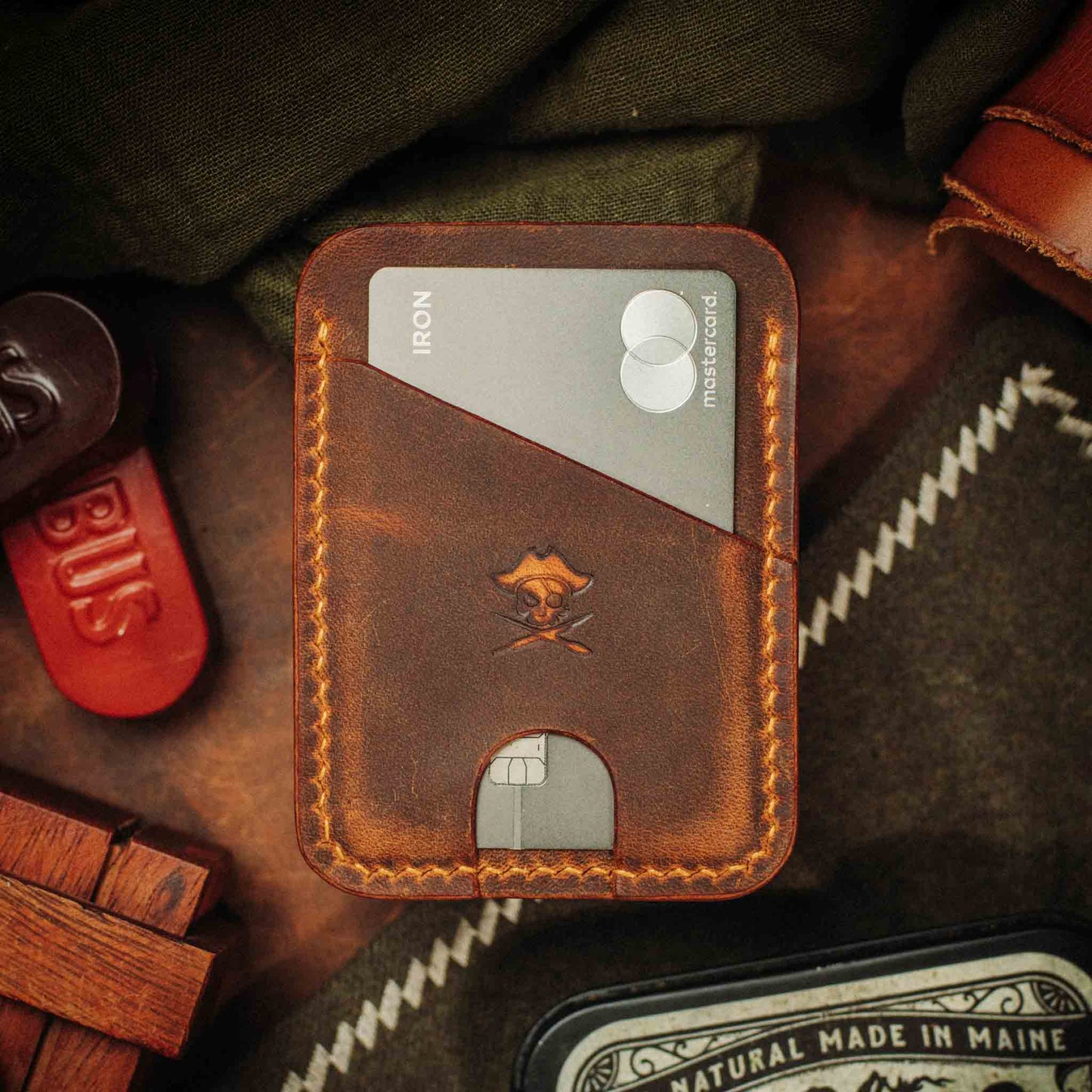 Minimalist Leather Wallet - Boatswain v4 | Slim Card Holder | EDC