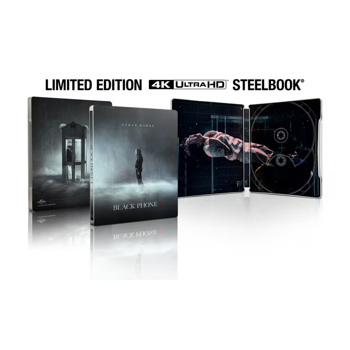 Black Phone 2 - Limited Edition Steelbook (4K Ultra HD + Blu-ray + Digital Copy)