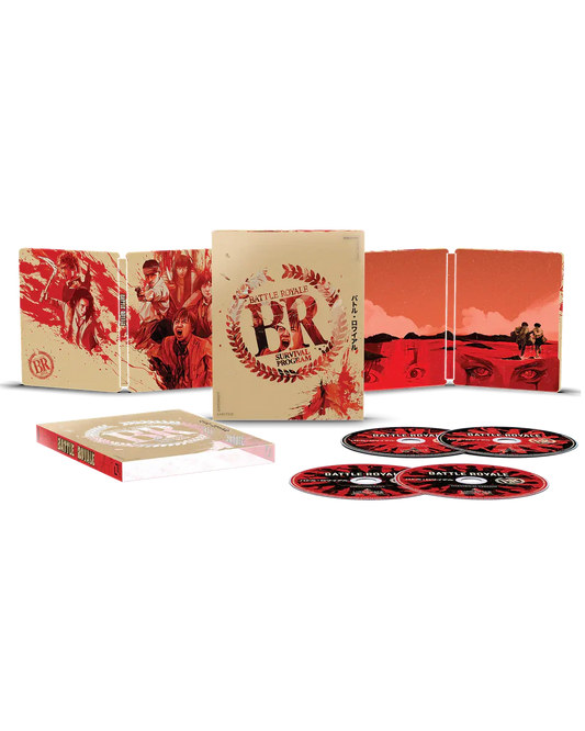Battle Royale - 25th Anniversary Limited Edition Steelbook (4K Ultra HD + Blu-ray + Digital)