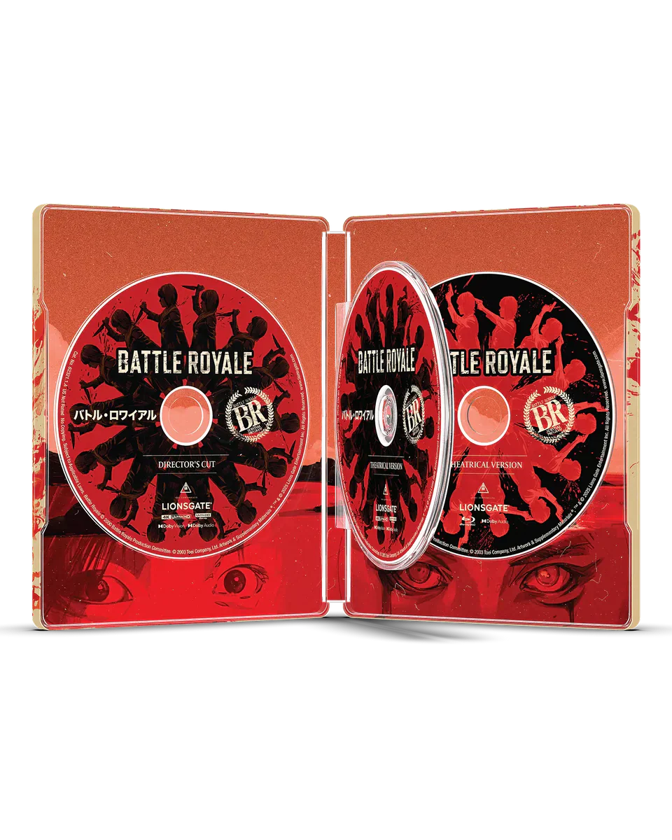 Battle Royale - 25th Anniversary Limited Edition Steelbook (4K Ultra HD + Blu-ray + Digital)