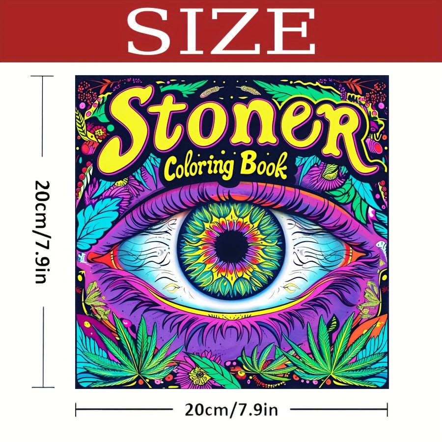 [Top-Rated] Stoner Fantasy Art Book - 20-Page Deluxe Edition, Perfect for Halloween & Thanksgiving Gifts | Ideal for Adults | Premium Thick Paper Quality | Unique Party Favor - Premium  from Lizard Vigilante - Just $7.99! Shop now at Lizard Vigilante