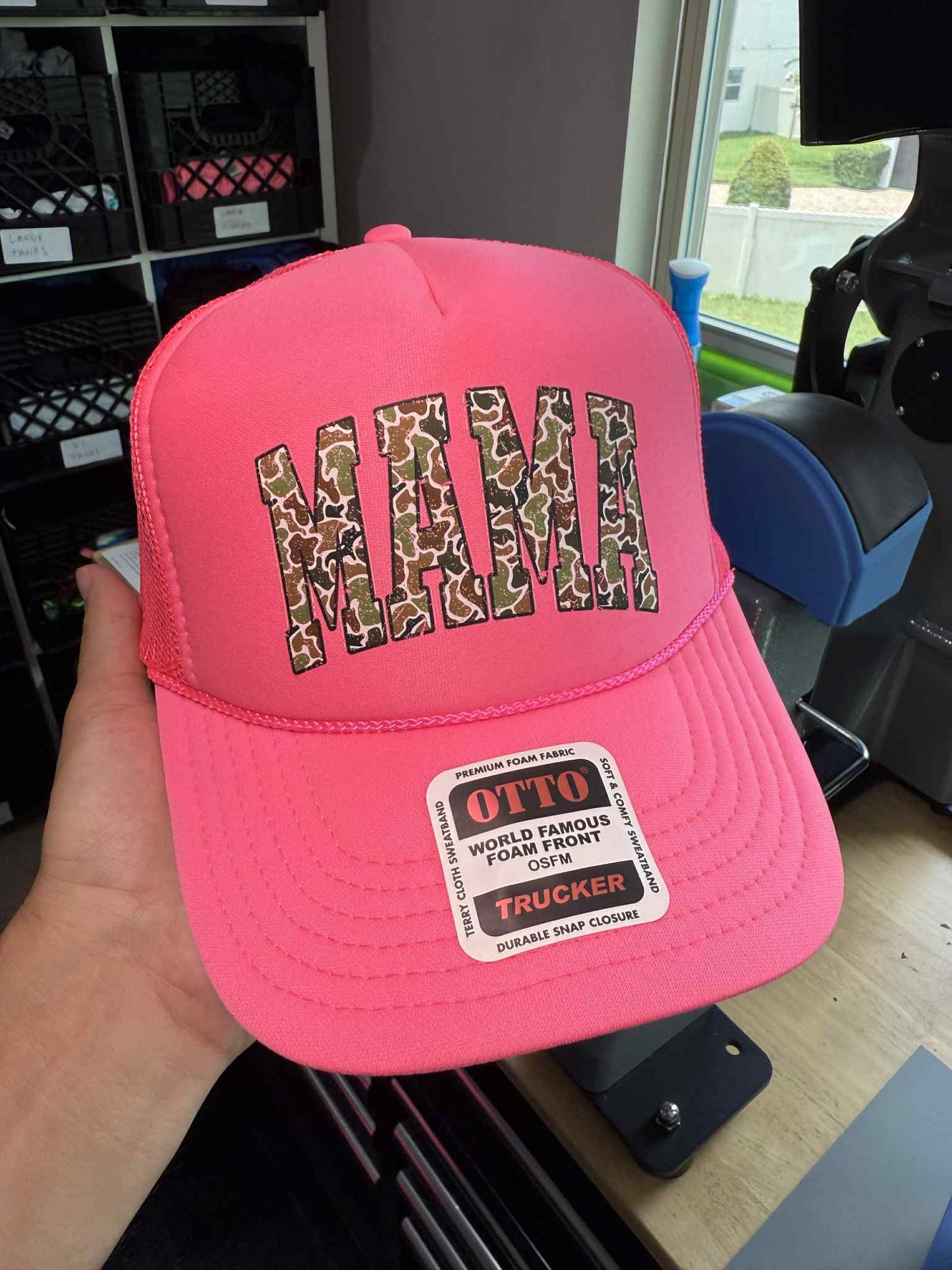 MAMA Camo Trucker HAT