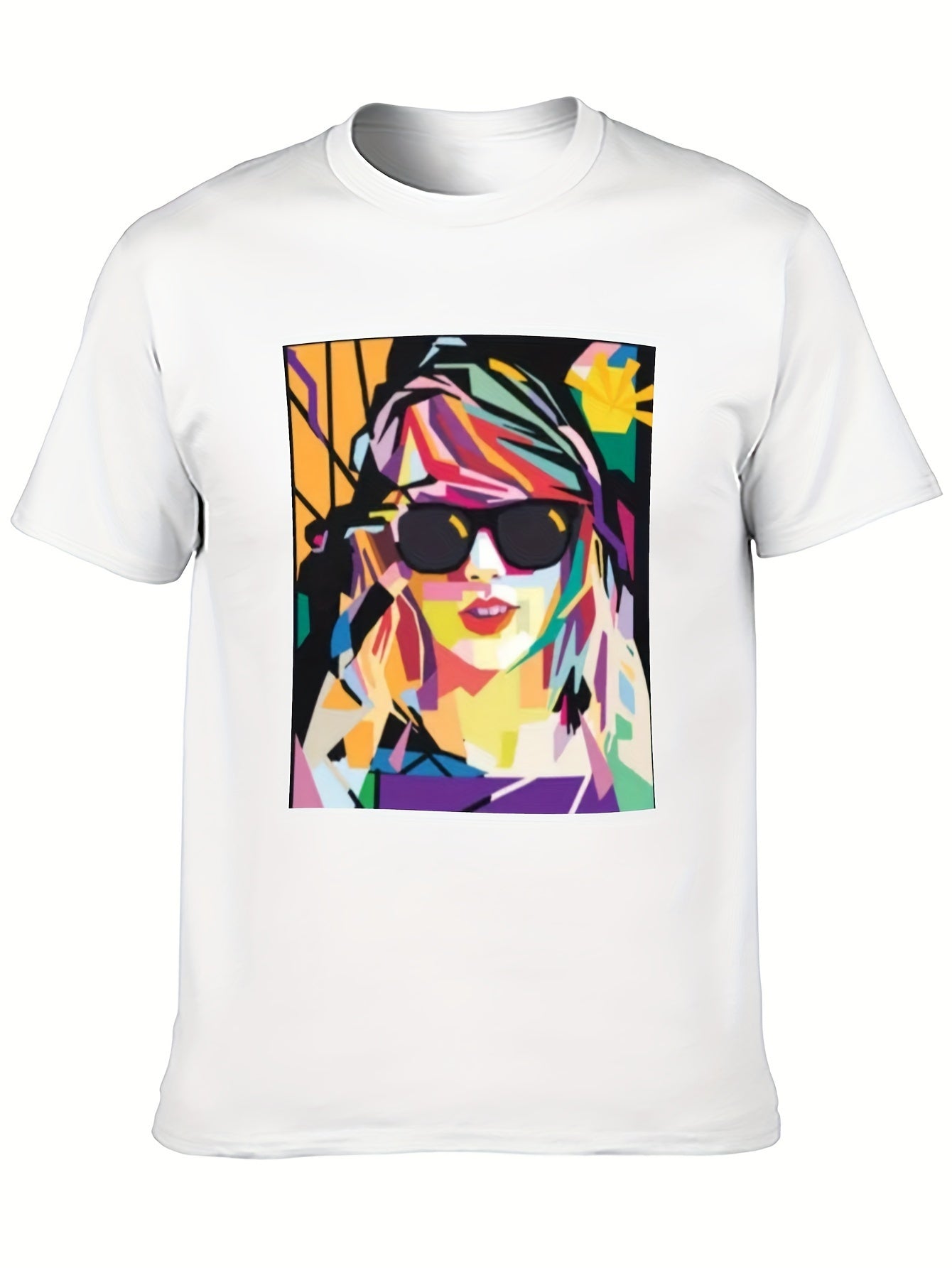 Vintage Taylor Swift Era Tour Men's Casual Short Sleeve T-Shirt – Boho Concert Apparel - Premium  from Lizard Vigilante - Just $26.99! Shop now at Lizard Vigilante