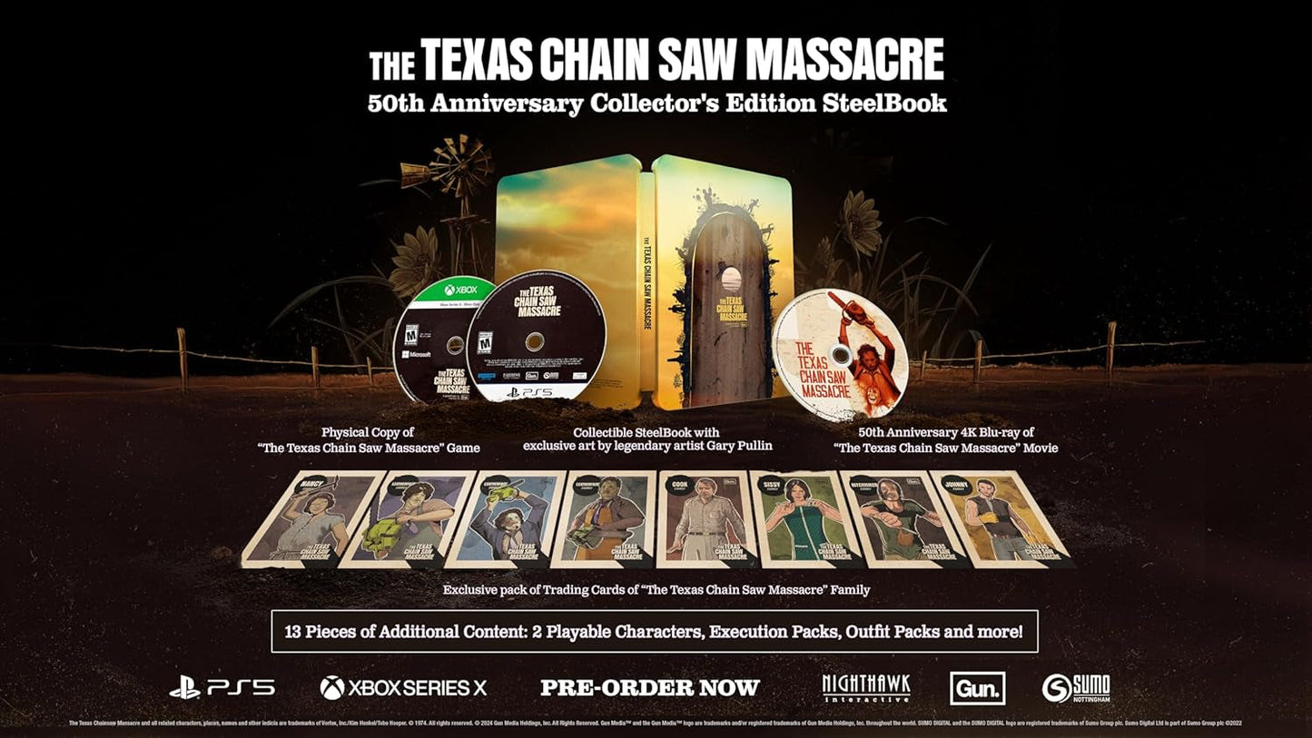 The Texas Chain Saw Massacre 50Th Anniversary Collector'S Edition Steelbook - Playstation 5