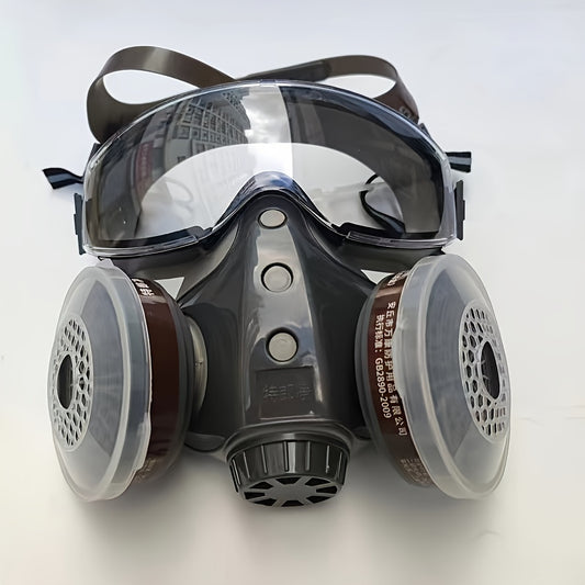 Reusable Respirator Mask with Goggles | Advanced Protection for DIY Projects - Premium gas mask from dsers - Just $48.88! Shop now at Lizard Vigilante