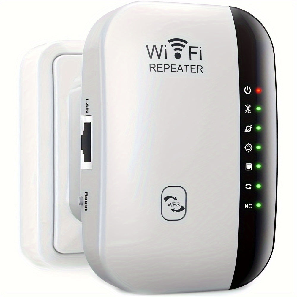 WiFi Repeater Plus - Boosts WiFi Signal, Extends Internet Coverage, Enhances Gaming Experience, Cell Phone Signal Amplifier for Home - Premium  from Lizard Vigilante - Just $13.99! Shop now at Lizard Vigilante