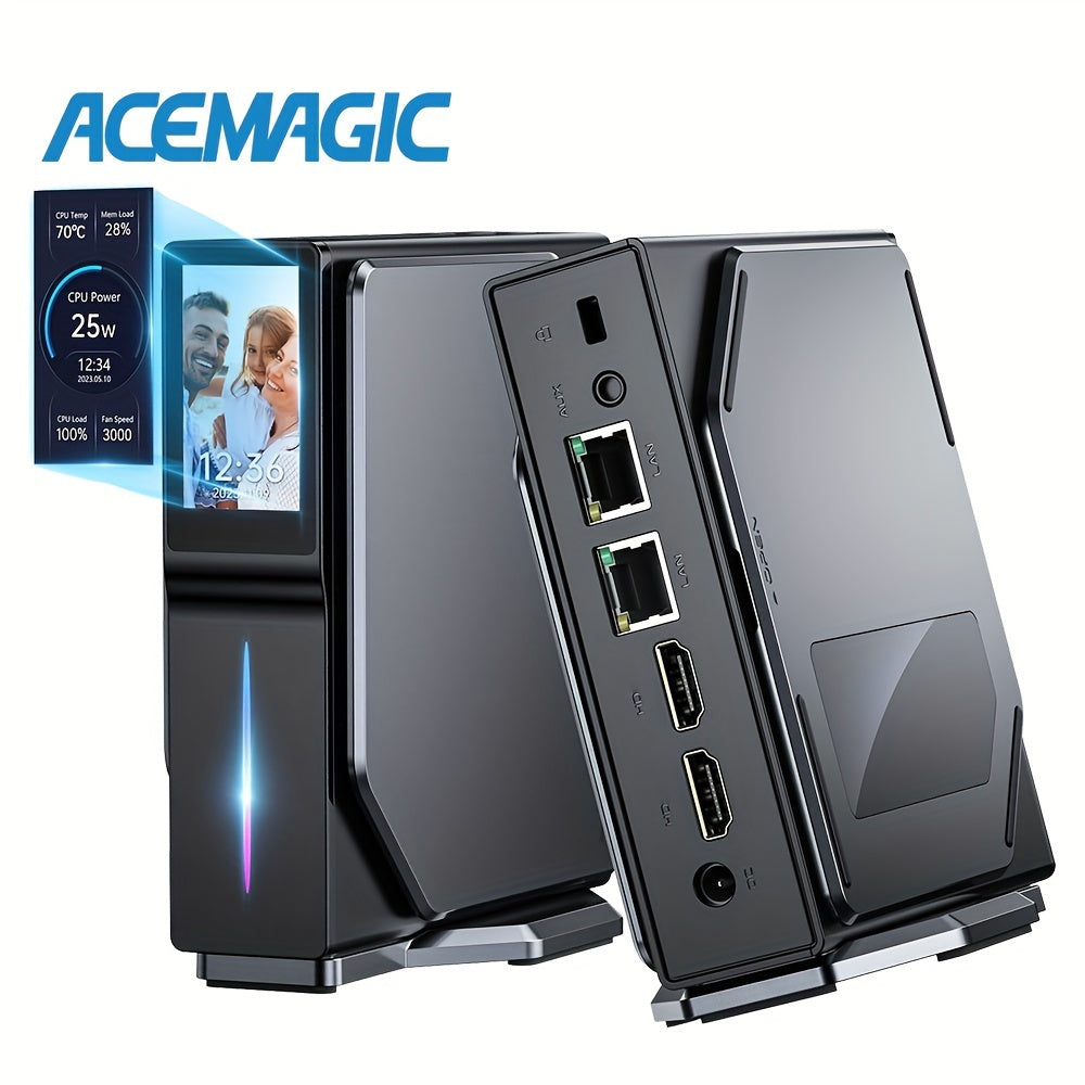 ACEMAGIC S1 Mini PC 12th Generation Alder Lake N100 16GB DDR4 RAM 512GB SSD Windows 11 4K UHD WiFi5 BT4.2 Mini Desktop PC Commercial Home - Premium  from Lizard Vigilante - Just $283.99! Shop now at Lizard Vigilante