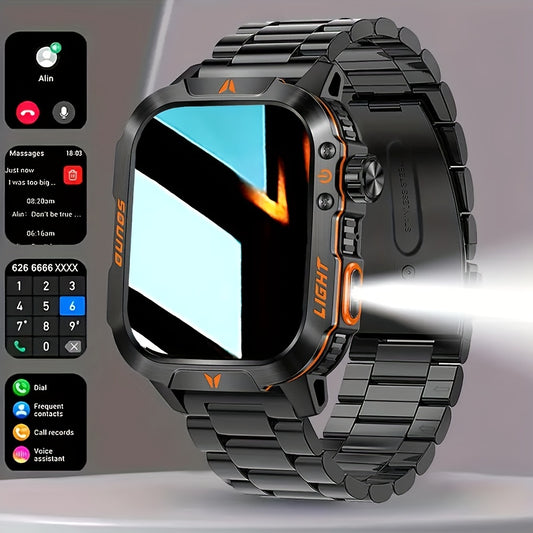 Rugged Outdoor Smartwatch | 2024's Ultimate Fitness Tracker For Android iPhone - Premium smart watch from Lizard Vigilante - Just $48.88! Shop now at Lizard Vigilante